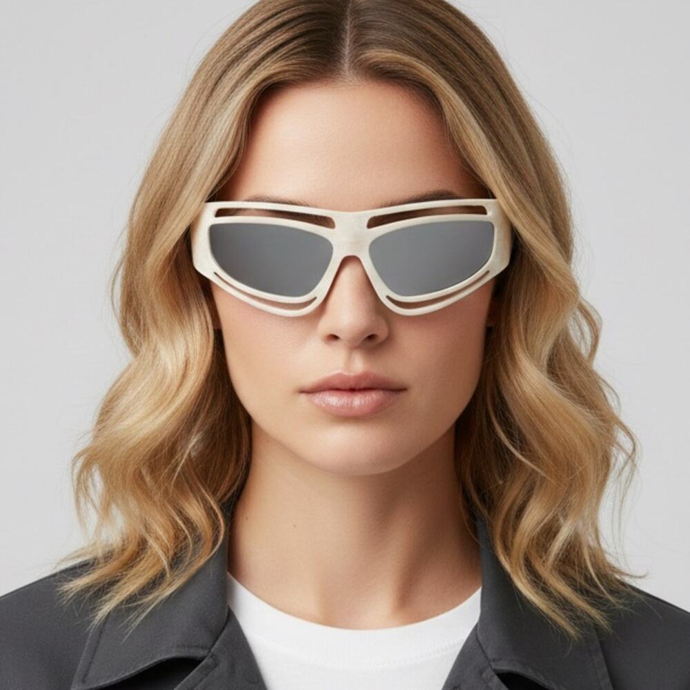 New! Burberry Stylish Light Grey Sunglasses, BE4342 388687, Authentic